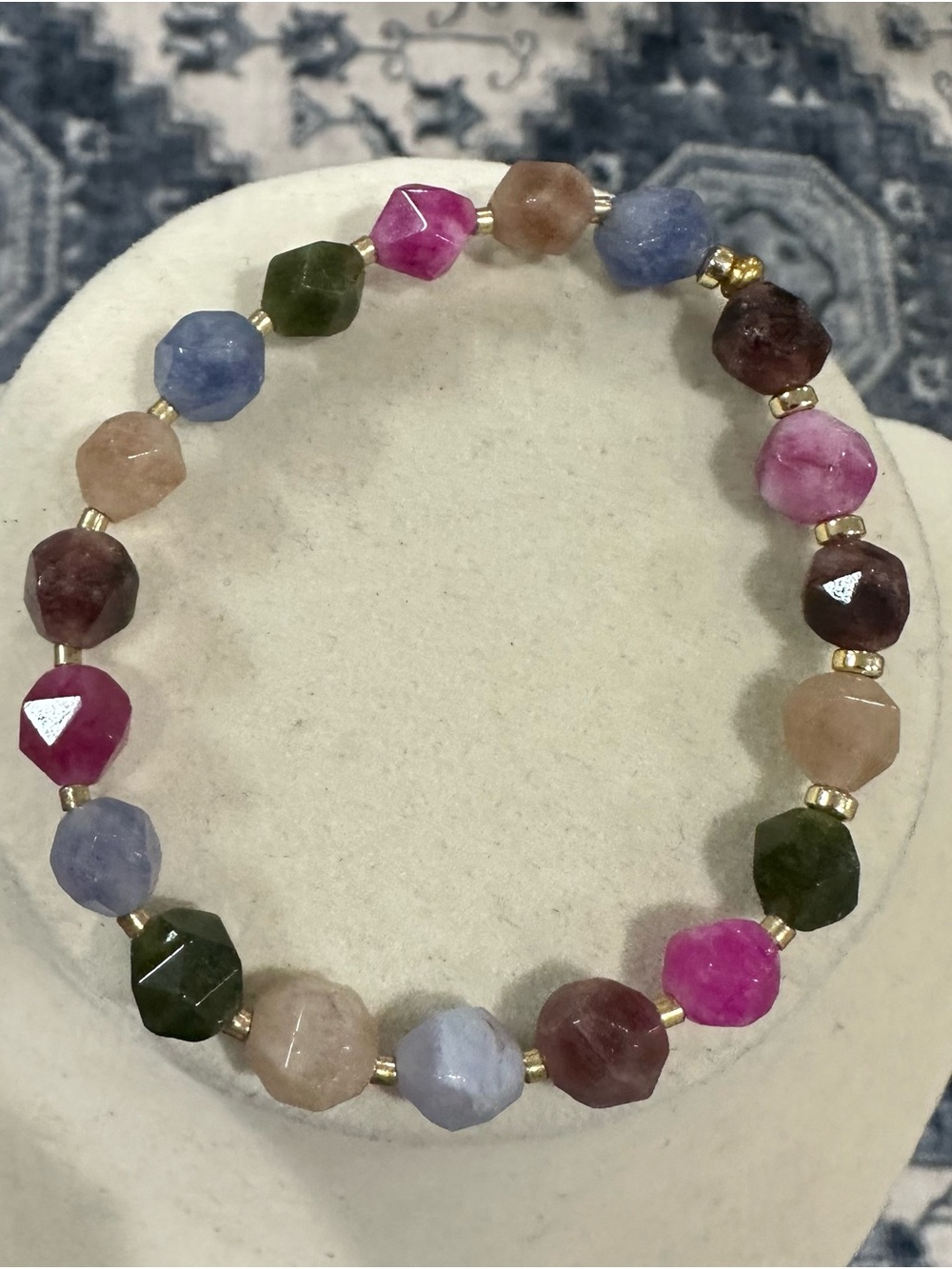 Tourmaline Gemstone Stretch Bracelet